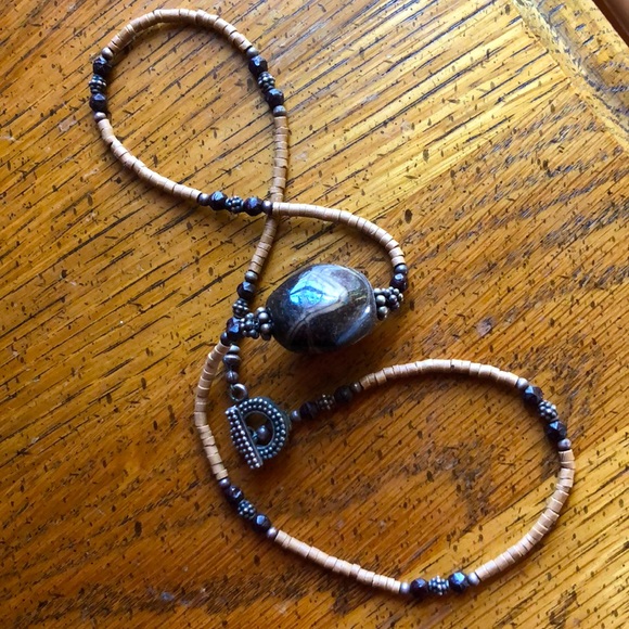 Beautiful stone necklace handmade - Picture 4 of 5